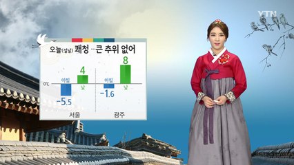 [날씨] 오늘(설날) 쾌청...큰 추위 없어 / YTN