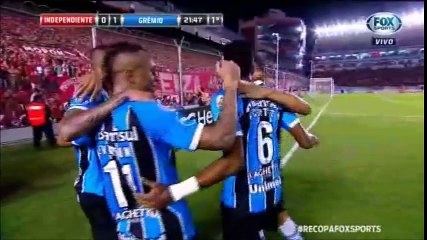 gol do gremio luan 1x0