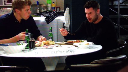 Emmerdale deleted scene dinner with robron