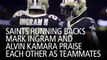 Saints Running Backs Mark Ingram And Alvin Kamara Praise Each Other As Teammates