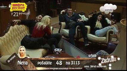 Sloba  komentarisao  na zadnjem lajvu  Lune  pre  ulaska u Zadrugu