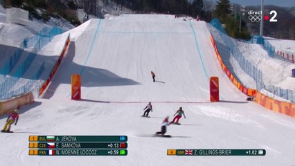 JO 2018 : Snowboard cross femmes - Moenne Loccoz qualifiée en demi-finale
