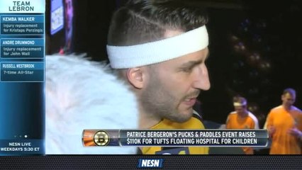 NESN Sports Today: Bergeron&apos;s &apos;Pucks & Paddles&apos; Event Raises $110K For Tufts Medical Center