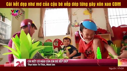 Cái kết đẹp như mơ của cậu bé xếp dép từng gây xôn xao CĐM