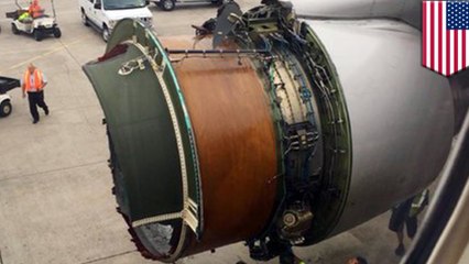 Engine on United Airlines flight falls apart mid air