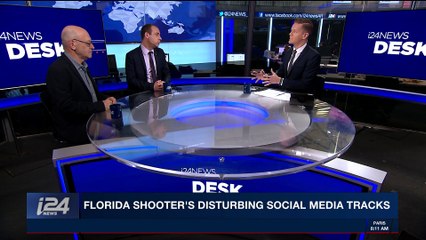 i24NEWS DESK | Florida shooter's disturbing social media tracks | Friday, February 16th 2018