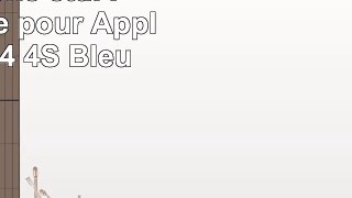 Trident  Kraken AMS Shell silicone étui Peau Housse  pour Apple iPhone 4 4S  Bleu