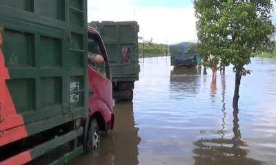 Curah Hujan Tinggi, Jalan Raya Porong Banjir