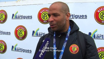 Descargar video: Eric Chelle l'entraîneur du FC Martigues avec le derby de l'Etang