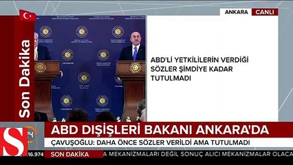 Türkiye�den ABD�ye önemli Afrin mesajı: YPG�nin bir an önce Münbiçten çekilmesi lazım