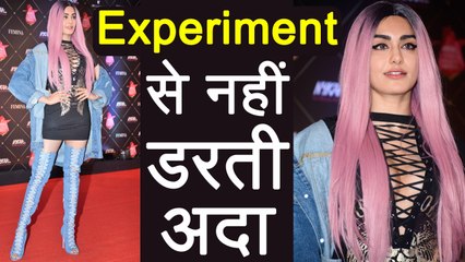 Adah Sharma NOT SCARED of EXPERIMENT, rocks in Pink Hair and long boots; Watch Video | Boldsky