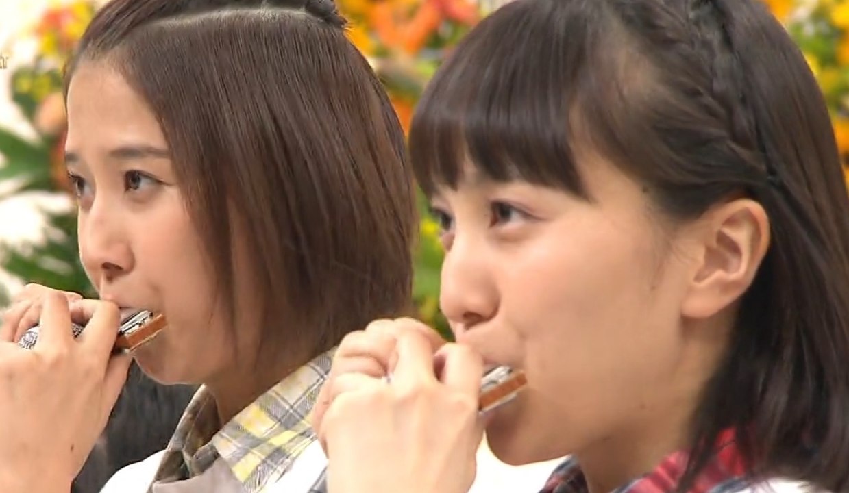 [ももクロ 玉井詩織 × 百田夏菜子] これが私の生きる道 (PUFFYのカバー) ももいろクローバーZ ハーモニカ