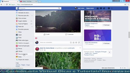 Grupos de compra e venda no Facebook