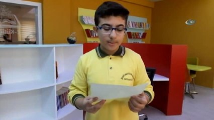 Suriyeli Öğrenciden Afrin'deki Mehmetçik'e Mektup