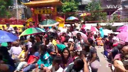 Kunjungi Vihara Dharma Bhakti, Anies Selamat Imlek