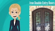 Iron Double Entry Doors by Iron Doors Now