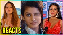 TV Celebs React On Priya Prakash Varrier Video | Sara Khan | Aparna Dixit | Monalisa | TellyMasala