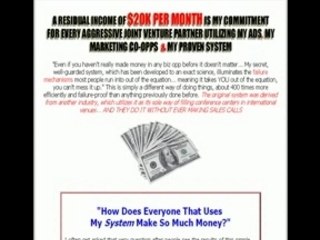 Travel Income System - Serious Cash Flow