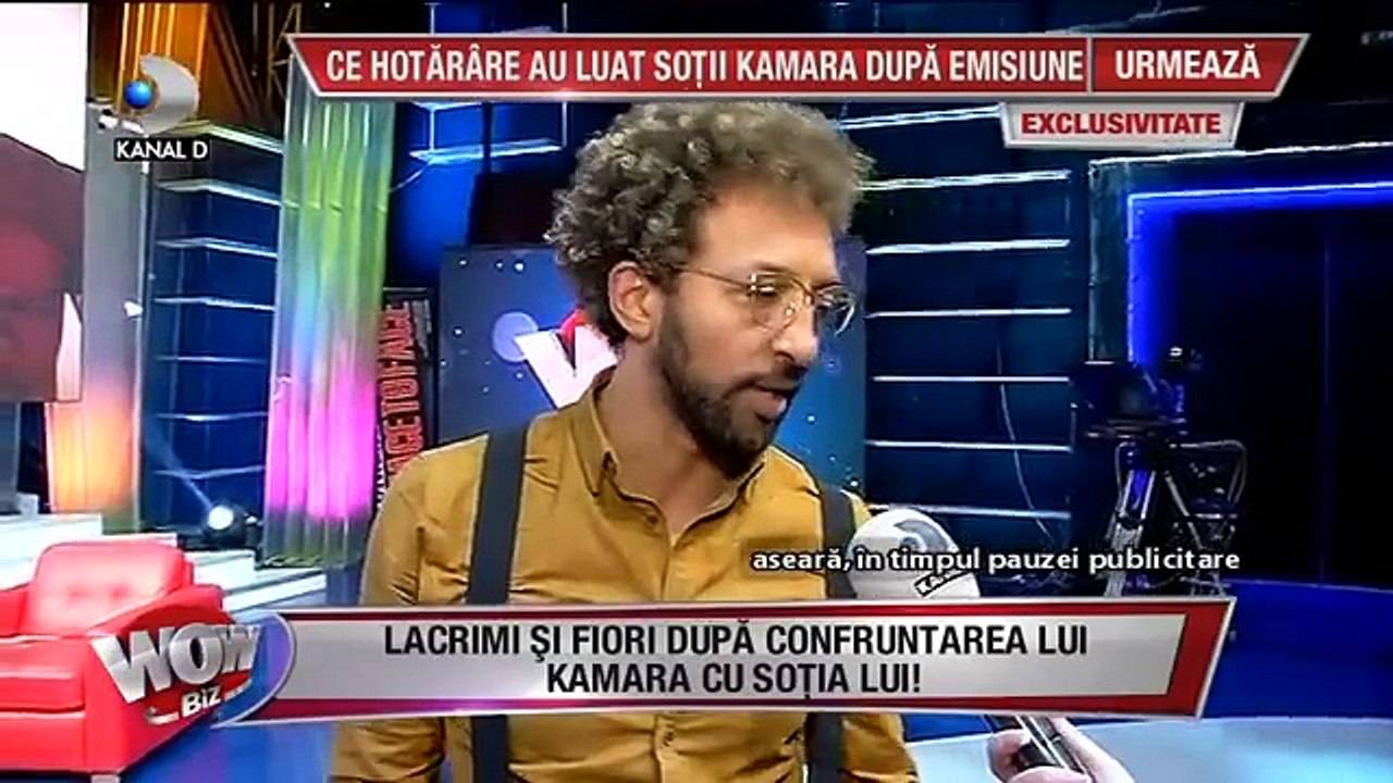 WOWBIZ (15.02.2018) - Ce hotarare au luat sotii Kamara dupa emisiune? Partea II
