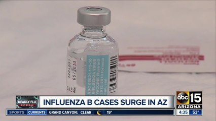 Influenza B cases surge in Arizona