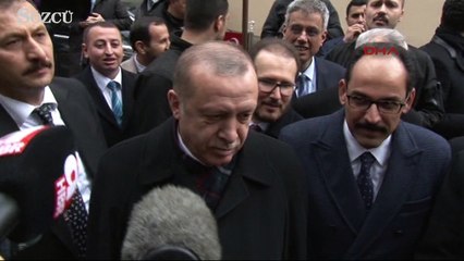 Erdoğan ‘Fesli’yi hasta yatağında ziyaret etti