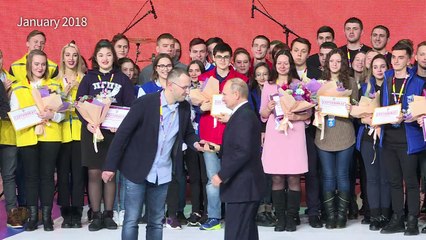 Putin seeks Russian youth vote in March election