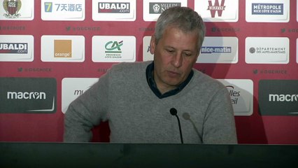 Foot - L1 - Nice : Favre «Il faut garder un oeil sur le bas de classement»