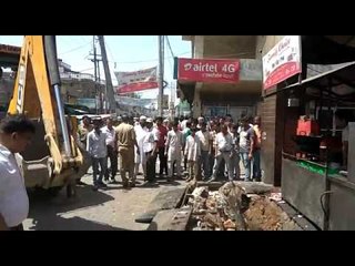 Encroachment withdrawn campaign started in Aligarh