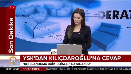 YSK'dan Kılıçdaroğlu'na cevap