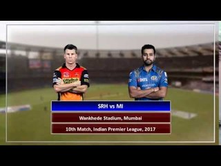Mumbai Indians beat Sunrisers Hyderabad by 4 wkts in IPL-10