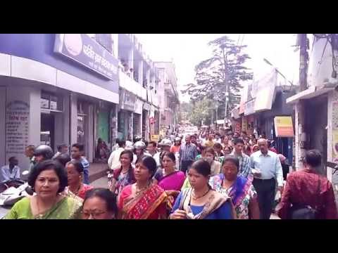 protest to join Almora villages in municipality