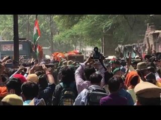 last  rites of kupwara martyr in kanpur, mourn eyes