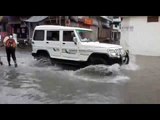 Heavy rains filled with water in many places of Allahabad