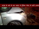 Alcohol drunk car driver Marie collision in traffic post