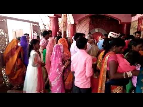 A big croud of khabariya is gathering in famous Are raj temple