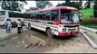 A UP roadways bus crushed a woman in Haridwar