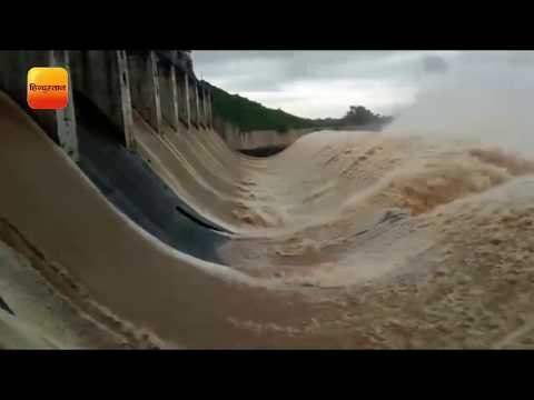 बाढ़ का खतरा: तेनुघाट बांध का जलस्तर बढ़ा II Flood in rivers due to heavy rain in dhanbad