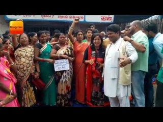 सरकारी शराब दुकानों के खिलाफ महिलाओं ने खोला मोर्चा