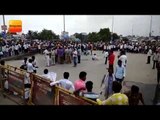 प्लस टू स्कूल के लिए छात्रों ने किया उल्टा पुल जाम II students protest Bhagalpur bihar
