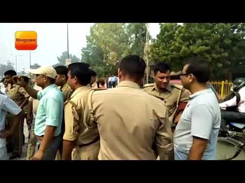 एक्सिडेंटः डीपीएस स्कूल बस ने कर्मचारी को कुचला, युवक की मौत के बाद लोगों ने किया मेरठ रोड जाम