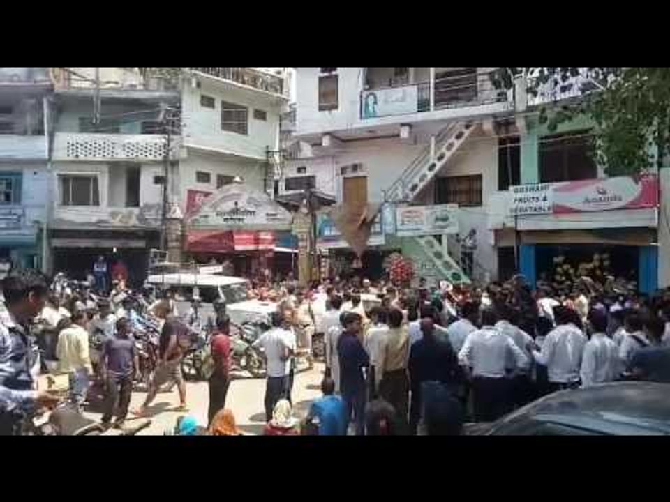 Protest over transfer of DM at Bageshwar of Uttarakhand