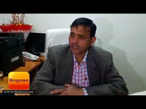 साइको किलर को बीके अस्पताल में भर्ती करने के बाद मीडिया को जानकारी देते अस्पताल के पीएमओ