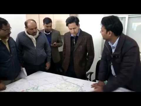 DM दीपक रावत ने नमामि गंगे के कार्यों का निरीक्षण किया