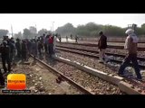 ट्रेन से कटकर आर्मी जवान की मौत II Army man killed by train agra