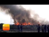 रायबरेली: रेल कोच कारखाने के स्क्रैप में लगी भीषण आग