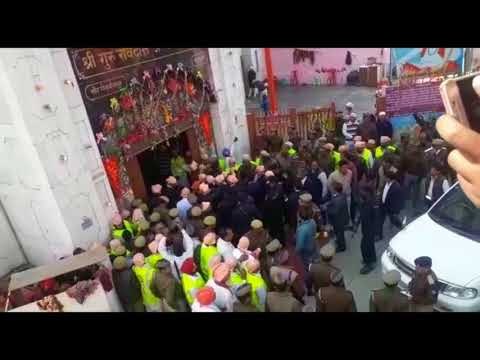 संत रविदास मंदिर पहुंचे सीएम योगी II CM Yogi reached Ravidas temple