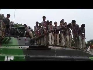 कानपुर: सेना ने सैकड़ों लोगों के समक्ष अपनी ताकत का अहसास कराया