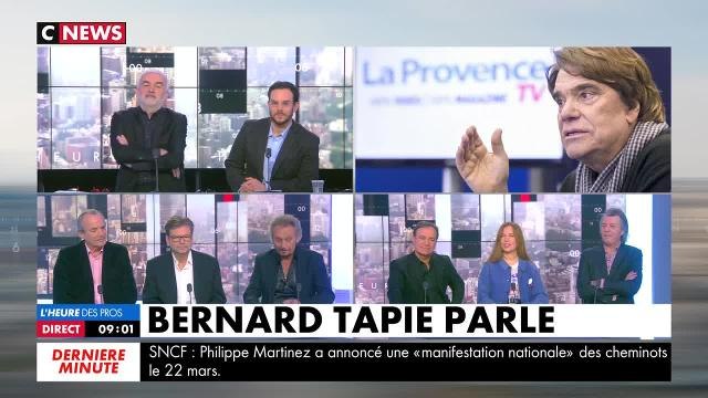CNews : Bernard Tapie donne de ses nouvelles