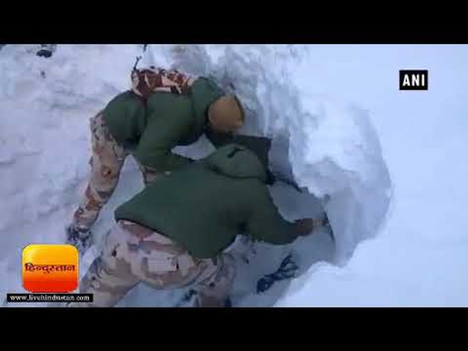 ITBP ने ग्लेशियर में दबे लोगों का खोज निकाला II ITBP discovered bodies in glacier, Uttarakhand