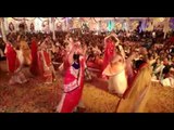 भक्ति गीतों पर महिलाओं का डांडिया नृत्य देखकर श्रद्धालु भी भाव विभोर